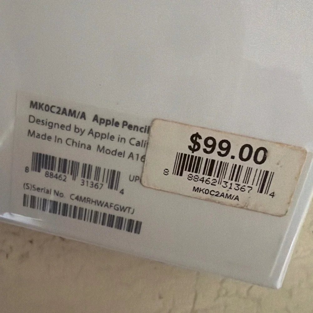 Apple authentic pencil